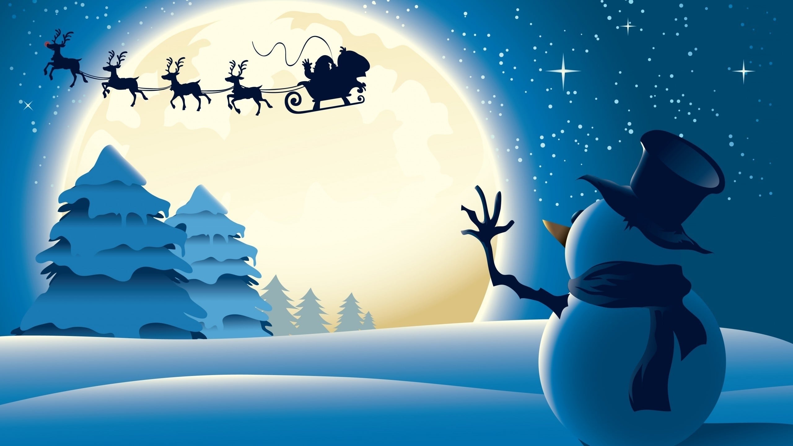 christmas-Santa-Claus-The-Reindeer-Sleigh-Rider-of-Sky